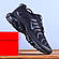 Термо Зимові Кросівки Nike Air Max TN повністю чорні, фото 4