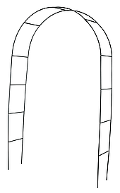 Арка для витких рослин (садова пергола) 240см GR4313 Greenmill
