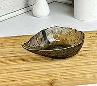 Салатник Ardesto Leaf AR5010 17.5 см сірий kalyna