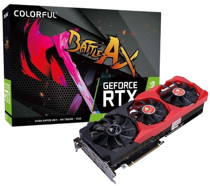 Відеокарта GeForce RTX 3070 8GB Colorful (RTX 3070 NB V2 LHR-V) Б/В