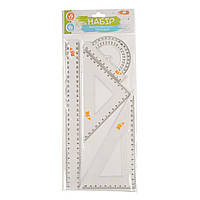 Набор линеек YES 370258 4 предмета lamp