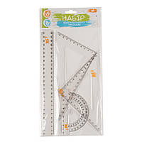 Набор линеек YES 370261 4 предмета lamp