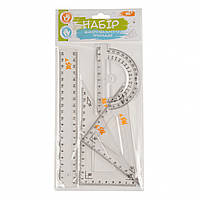 Набор линеек YES 370262 4 предмета lamp