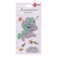 Аплікація зі страз самоклеючих Santi Unicorn 742537 9.5х15 см kalyna