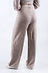 Штани палаццо вʼязані бежеві 70163 (2000000157085), фото 3