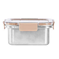 Контейнер квадратный пищевой Ringel Meyer RG-9101/1000 1000 мл серебристый lamp