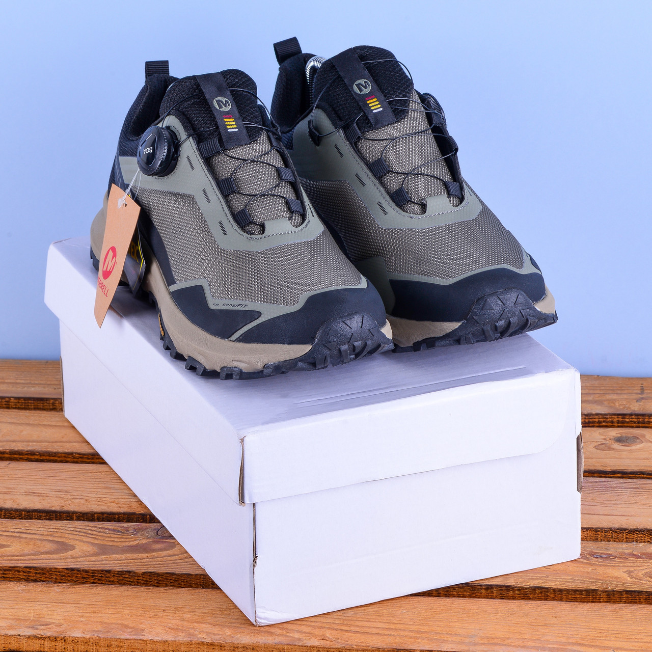 Термо Зимові Кросівки Черевики Merrell колір хакі, фото 1