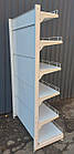 Торгові односторонні (пристінні) стелажі «Віко» 210х100 см., з бар'єрами, Б/у, фото 5