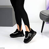 Зимові жіночі кросівки, Зимові сірі кросівки жіночі, Хіночі зимові кросівки з хутром тедді, фото 7