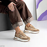 Зимові жіночі кросівки, Зимові сірі кросівки жіночі, Хіночі зимові кросівки з хутром тедді, фото 10