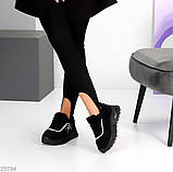 Зимові жіночі кросівки, Зимові сірі кросівки жіночі, Хіночі зимові кросівки з хутром тедді, фото 6