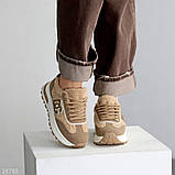 Зимові жіночі кросівки, Зимові сірі кросівки жіночі, Хіночі зимові кросівки з хутром тедді, фото 9