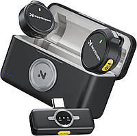 Бездротові петличні мікрофони NearStream для iPhone/Android/ПК