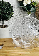 Тарілка десертна Ardesto Verbena AR5027 20.7 см прозора kalyna