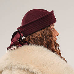 Морячка жіноча берет KENT&AVER корсет кашемір бордо 57-58