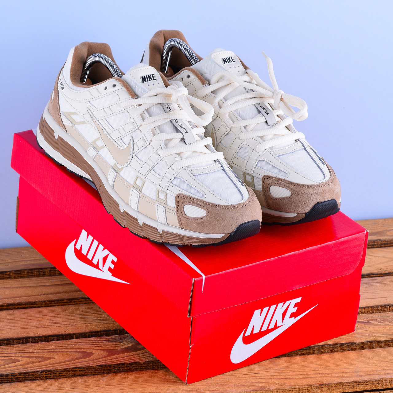 Термо Зимові Кросівки Nike P-6000 пісочні, фото 1