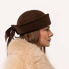Морячка жіноча берет KENT&AVER корсет кашемір шоколад 57-58