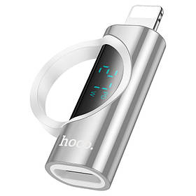 Перехідник адаптер HOCO UA32B Type-C/Lightning Silver