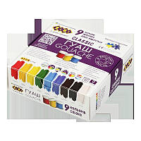 Гуаш ZiBi Classic ZB-6611 9 кольорів kalyna
