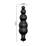 Анальний стимулятор Pretty Love Special Anal Stimulation Butt Plug Black, фото 5