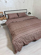 Байковий комплект постільної білизни Півтораспальний розмір, фото 2