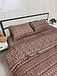 Байковий комплект постільної білизни Півтораспальний розмір, фото 7