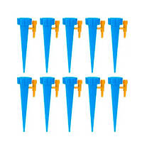 Система капельного орошения аква конус 10шт насадка шип с регулировкой полива lamp