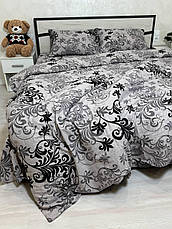 Байковий комплект постільної білизни Півтораспальний розмір, фото 2