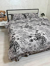 Байковий комплект постільної білизни Півтораспальний розмір, фото 5