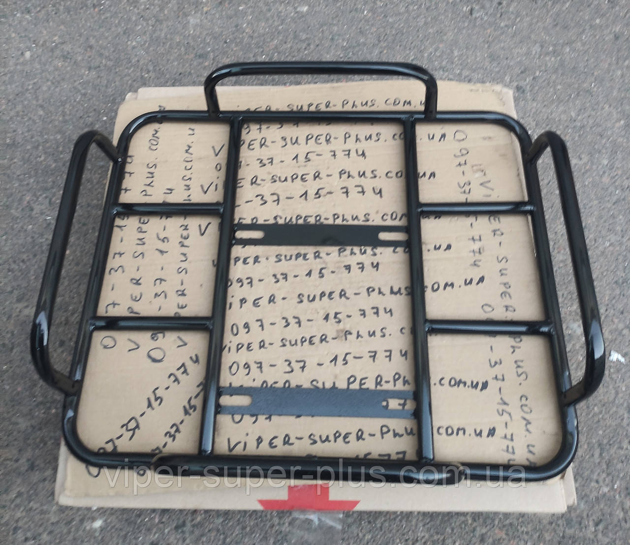 Багажник задній (чорний) Fada FLiT II (FDEB05СLA-72) для електровелосипедів та мототехніки, фото 1