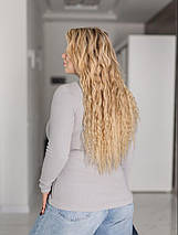 Жіночий гольф сірий великого розміру батал Розміри: 48-50, 52-54, 56-58, 60-62, фото 4