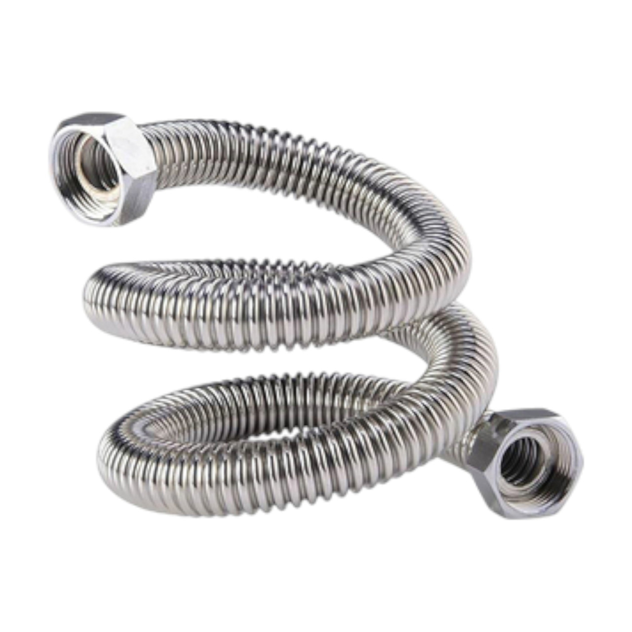 Cильфонний шланг для води та опалення EcoFlex D 1' L-30 см ГГ