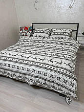 Байковий комплект постільної білизни Півтораспальний розмір, фото 3