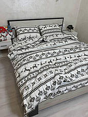 Байковий комплект постільної білизни Півтораспальний розмір, фото 4