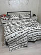 Байковий комплект постільної білизни Півтораспальний розмір, фото 8