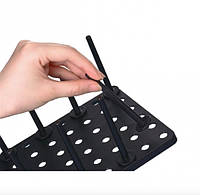 Органайзер для кришок та посуду телескопічний , Регульований Кухонний тримач для тарілок kalyna