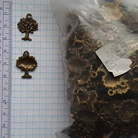 Метал. підвіска "Дерево" бронза, 400 шт. в уп.