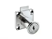 Замок меблевий прямий для ДСП, цинковий