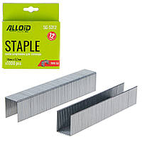 Скоба закалена для будівельного степлера 12мм х 0,7 мм, тип 53 (1000 шт.) Alloid SG-5312 kalyna