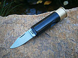 Ніж міні складаний Antonini Knives Old Bear "12 калібр" Gauge 12 Cartridge Knife 11,5 см чорний, фото 5