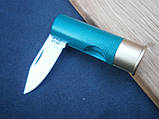 Ніж міні складаний Antonini Knives Old Bear "12 калібр" Gauge 12 Cartridge Knife 11,5 см зелений, фото 3
