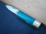Ніж міні складаний Antonini Knives Old Bear "12 калібр" Gauge 12 Cartridge Knife 11,5 см зелений, фото 4