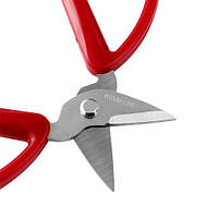 Ножиці універсальні для шиття та рукоділля 115мм з великими ручками, нержавіюча сталь kalyna