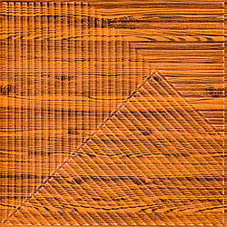 Самоклеюча декоративна 3D панель Бамбук Дерево 500х500х5мм SW-00002882