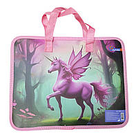 Папка портфель А4 з ручками "Єдиноріг", S2005_09