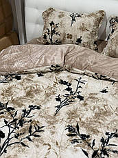 Велюрова постільна білизна Двоспальний розмір, фото 2