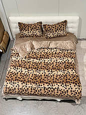 Велюрова постільна білизна Євро розмір, фото 2