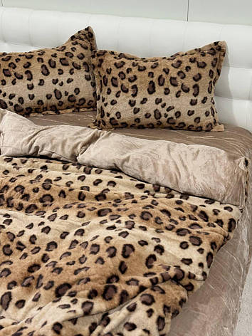 Велюрова постільна білизна Двоспальний розмір, фото 1