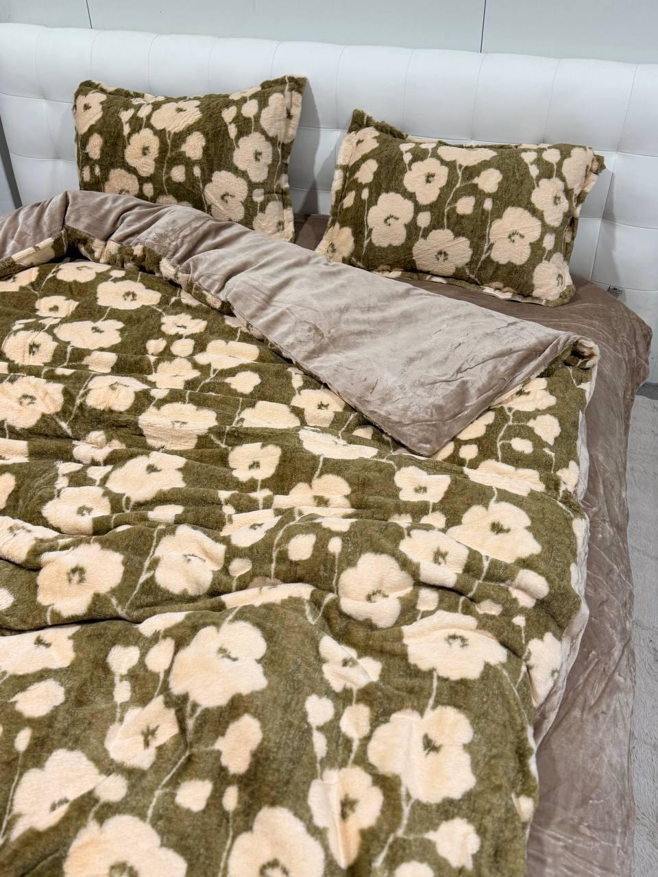 Велюрова постільна білизна Двоспальний розмір