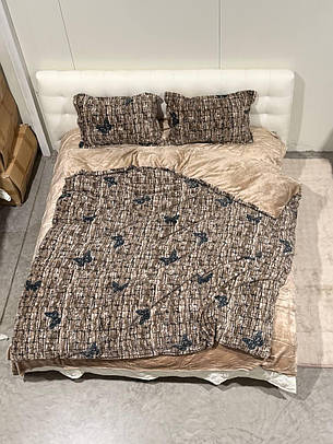 Велюрова постільна білизна Двоспальний розмір, фото 1